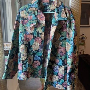 Shein Oversized Floral Blazer